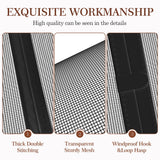 Yotache Magnetic Screen Door Fits Door Size 60"x78", Screen Size 62"x79" Double-Sided Opening Reinforced Mesh with Strong Magnets for Front, Patio Sliding Door