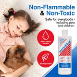 INCREDIBLE! Stain Remover - Commercial Pack Quantity, Professional Stain Cleaner For Carpets, Fabric, Linen, Laundry, Mattress, Car Upholstery – Pet Stains, Urine, Blood, Red Wine, 16.oz, Pack of 6