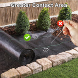 100 Pack Landscape Staples 8 Gauge 6 Inch Galvanized Garden Stakes SOD Pins Yard Lawn Spikes for Plant Cover, Tent, Weed Barrier Fabric, Turf, Inflatable and Outdoor Decorationlandscape Fabric Stakes