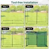 Toriexon Crop Cage Plant Protection Tent 6.5 x 10 x 6.5 Ft
