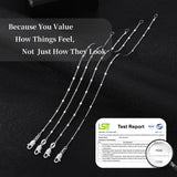 Carffordo 925 Sterling Silver Bracelets for Women, Cuban Link Bracelet