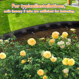 1.5 Inch x 100 FT Landscape Edging, Garden Edging Borders with 100pcs Upgrade Stakes, Flexible No Dig Plastic Garden Border for Lawn, Landscaping, Flower Beds and Yard