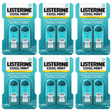 Listerine Cool Mint Pocketmist, Oral Care Mist for Fresh Breath, Non-Aerosol Sugar-Free Bad Breath Refresher Spray to Kill 99% of Bad Breath Germs, Portable, Cool Mint Flavor, 7.7 mL, 12 Sprays
