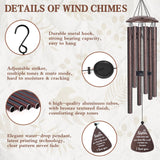 Sister Gifts, 32" Bronze Wind Chimes, Sister's Birthday Gifts from Sisters
