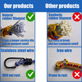 YELIER Bungee Cords with Hooks, Heavy Duty Assorted Set, 22PCS – 12", 18", 24", 36",48", Small Bungee Cords, Tent, Truck, Outdoor (22, 10" 12" 18" 24" 36" 48")