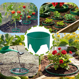 24Pcs Planting Grow Rings for Outdoor Plants, Diameter Range 8.2-15.7 Inch