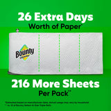 Bounty Paper Towels Quick Size, White, 16 Family Rolls = 40 Regular Rolls (Packaging May Vary)