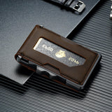 furid Genuine Leather Wallet for Men: Slim RFID Smart Minimalist Wallet