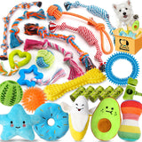 Zeaxuie 25 Pack Luxury Dog Chew Toys, Puppy Toys for Teething Small Dogs