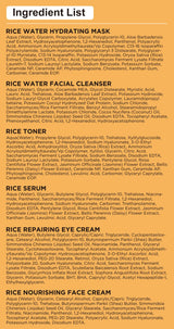 Skin Care Set,Women Teen Glass Skincare w/Korean Rice Extract,Hydrate Glow Repair Anti-Aging Facial Routine Kit Gift Set for Women Mom Wife Teenager Girl Trendy Stuff Christmas Gifts Stocking Stuffers