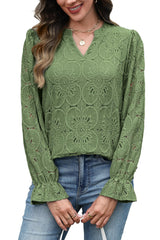 Business Casual Outfits for Women 2025 Long Sleeve Tops Womens Shirts Dressy Blouses for Women Business Casual Green Christmas XL