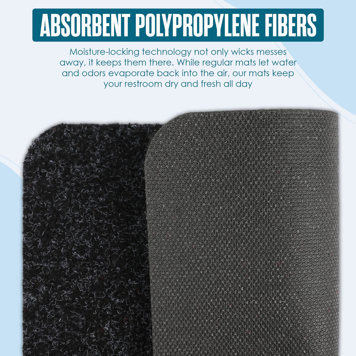 Houseables Urinal Mats, Urinal Mats for Men Bathroom, Floor Pads, Disposable Toilet Matt, for Pee, Commercial, Reusable, Urine, Splash Guard, Drip, Restroom, Mens Room, Large, Black, 17.25x20.5”, 12PK
