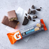 Gatorade Whey Protein Bars, Cookies & Crème, 2.8 oz bars (Pack of 12, 20g of protein per bar)