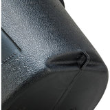 Global Industrial Free Standing Outdoor Cigarette Receptacle Ashtray with Round Base, 11" Diameter x 30" H, 1-1/2 Gallon Capacity, Butt Disposal Container, Plastic, Black