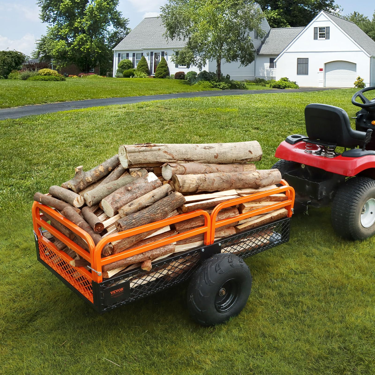 VEVOR ATV UTV Trailer Tow Behind Dump Cart