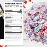 Arcor Starlight Peppermint Sugar Free Hard Candy - 2 Pounds Approx 150 - Sugar Free Candy, Peppermint Candy - Bulk Candy Individually Wrapped - Christmas Candy Bulk- Ideal for Holiday Season