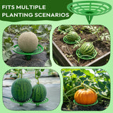 10 Packs Melon Cradles Trellis – Stable Fruit Support Stands to Keep Watermelons, Pumpkins & Cantaloupes Off Soil, Melon Holder Growing Frame Reusable Garden Plant Holders for Raised Beds & Backyard