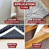 XFasten Double Sided Carpet Tape for Area Rugs, 2 Inch x 30 Yards – Heavy Duty Anti Slip Rug Grip Tape, Works as Rug Grippers, Residue Free, Wood Safe, Easy Removal for Hardwood and Laminated Floors