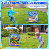 RIEYON 5-in-1Bean Bag Toss Game for Kids, Toddler Toys for Party Games and Outdoor Toss Games, Gift for Birthday or Christmas for Kids Aged 3 4 5 6 7 8 Year Old