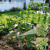 Miory Cucumber Trellis, 48"x48" A-Frame Trellis for Raised Bed, Garden Trellis for Climbing Plants Outdoor, Plant Support for Vegetables Vines