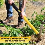 Bucherry 1 Pcs 36" Pickaxe Handle Replacement with Soft Grip, Heavy Duty Fiberglass Mattock Pick Axe Handle, for Gardening, Landscaping, Yard and Outdoors Work