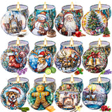 Christmas Candle Gifts Set,12 Pack Scented Candles for Women,300 Hour Long Lasting Natural Soy Wax Aromatherapy Candle, Christmas Gifts for Women