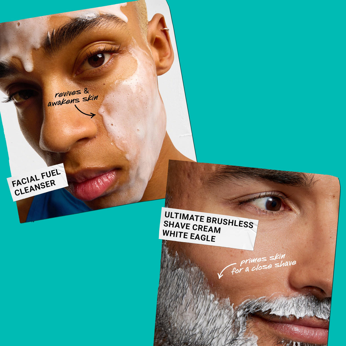 Kiehl's Men's Shaving Regimen Gift Set - $88 Value Including Face Wash, Shaving Cream, After Shave Gel & Face Moisturizer - For All Skin Types