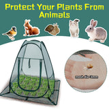 Homiton Pop up Garden Netting Cover Plant Guard Cover with 8 Stakes Bird Plant Tent Protector for Vegetables Fruits Flowers (1, 36 * 36 * 39 inch)