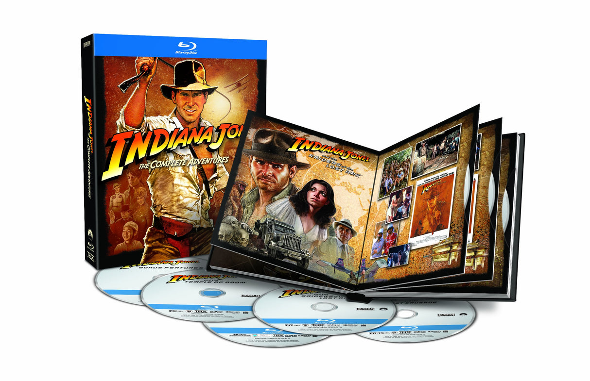 Indiana Jones: The Complete Adventures (Raiders of the Lost Ark / Temple of Doom / Last Crusade / Kingdom of the Crystal Skull) [Blu-ray]