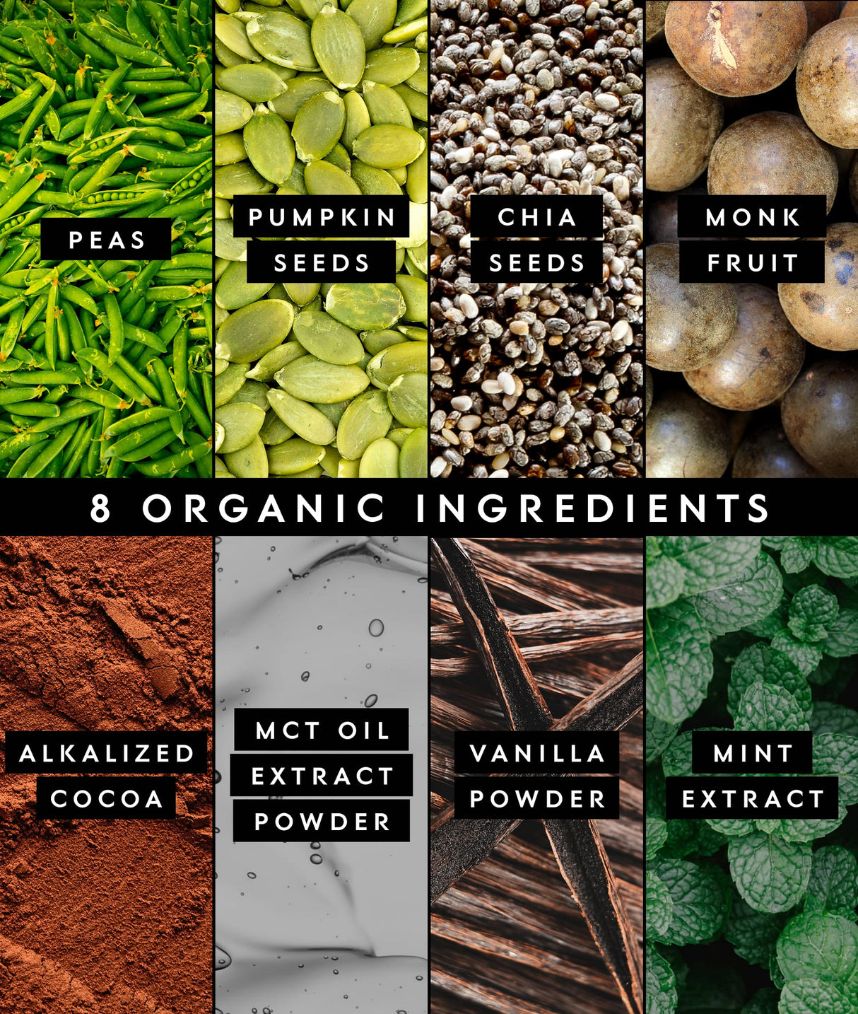 Truvani Vegan Pea Protein Powder | Mint Chocolate | 20g Organic Plant Based Protein Per Serving | 10 Servings | Keto | Gluten & Dairy Free | Low Carb | No Added Sugar