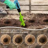 TCBWFY 3.5" x16 Inch Pink Garden Auger Drill Bit for Planting- Perfect for Planting Bulbs, Flowers, and Small Trees