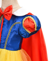 GZ-LAOPAITOU Toddler Girls Princess Dress Up Kids Princess Costume Birthday Party Christmas Dress Up with Cape