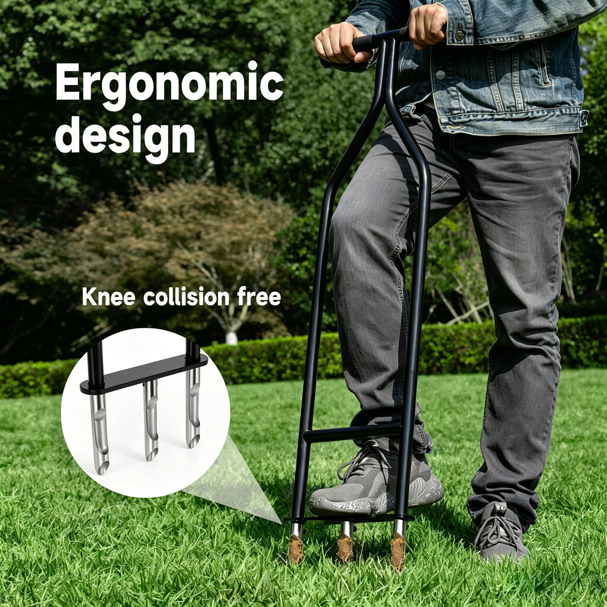 Lawn Aerator Tool, Heavy Duty Core Aerator