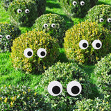 RoundFunny 44 Set 3 Sizes Halloween Bush Eye Decoration Bush Funny Eyes with Hooks for Halloween DIY Crafts Christmas Tree Outdoor Garden Lawn Decoration