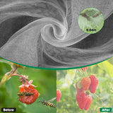 Unves 2 Pack 10x25 FT Garden Netting, Bird Netting for Garden Protection