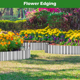 100ft Landscape Edging, 3in Tall Corrugated Metal Garden Border