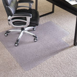 ES Robbins Extra High Pile Chair Mat, Rectangle with Lip, 36"x48" Beveled Edge