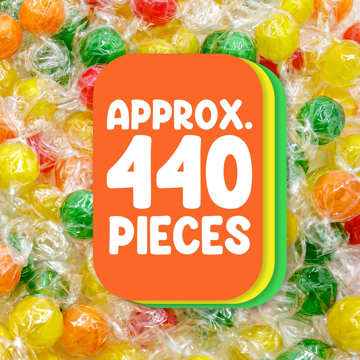 Assorted Sweet Hard Sour Candy Balls - 5 Pounds Approx 440 Pieces -Christmas Candy Bulk Candy Individually Wrapped - Ideal For Stocking Stuffers for Adults & Kids - Individually Wrapped Christmas Candy - Candy Bags Fruit Flavored Hard Candy