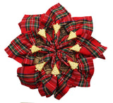 COTTON CRAFT Christmas Tartan Plaid Cloth Napkins - 12 Pack 100% Cotton