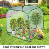 Pop Up Mesh Plant Cover, 35x35x38'' Garden Netting for Insect Protection