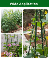 3ft Garden Stakes, Plastic Coated Steel Plant Stakes for Climbing Plants 25pcs