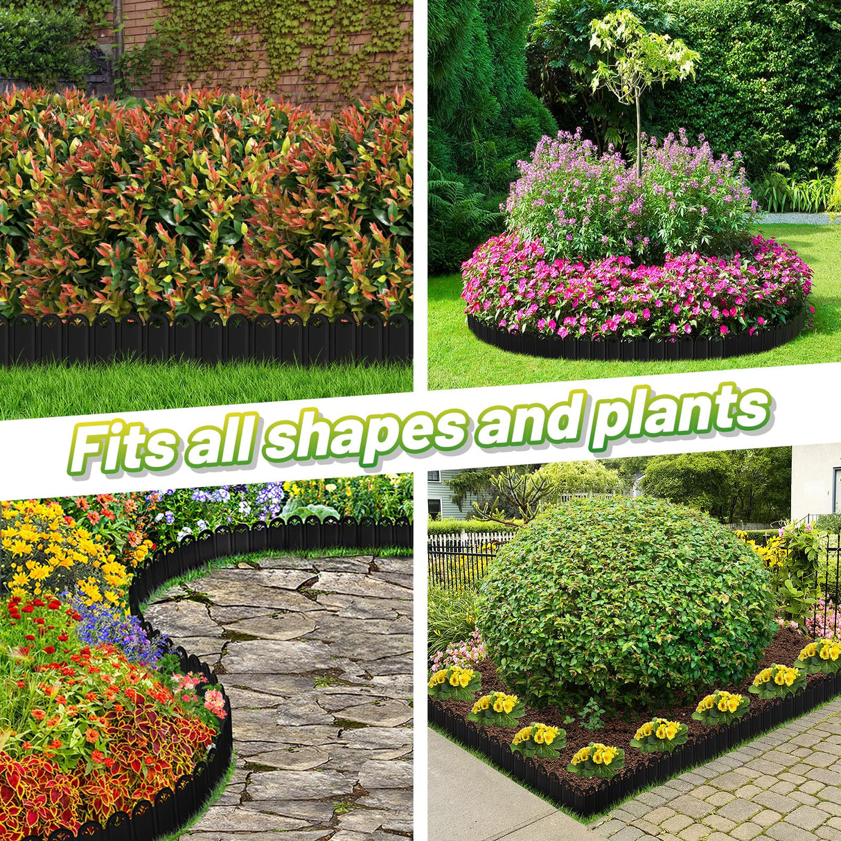 Bigmeta 15ft Thicken Sturdy Garden Edging