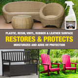 STAR BRITE Outdoor Collection Furniture Protectant Spray - Ideal for Extending the Life & Color of Backyard Patio Chairs, Couches, and Furniture 32 OZ (59032)