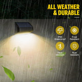 Brighter Solar Fence Lights,Solar Lights Outdoor Waterproof,Warm White and RGB 8 Colors,Dusk to Dawn Deck Light, Outdoor Lighting for Backyard/Railing/Wall/Step/Patio（12 Pack,Black）