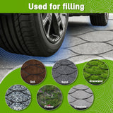 Gravel Grid 4 x 33 FT,2"Depth HDPE Ground Grid for Gravel,Geogrid Driveways