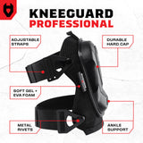 NoCry Professional Construction Knee Pads for Men and Women with Non-Slip Heavy Duty Cap and Ankle Support — Thick Foam and Gel Cushioning — Reinforced, Adjustable Straps and Military Grade Rivets