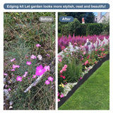 20Pcs Landscape Border,6 Inch 20Ft Garden Edging Border with Stakes Kits