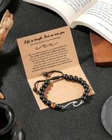 Tarsus Inspirational Bracelets for Men Gifts - Encouragement Gifts for Sobriety, Thinking of You, Feel Better, Motivational, Get Well, Greif, Anxiety Relief Items