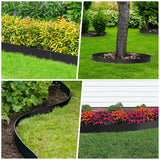 Ganeekiron Metal Landscape Edging 6-Pack, 40" L x 6" H, Black