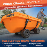 CUDDY Crawler Wheel Conversion Set - Cooler Wheel Kit for CUDDY Coolers